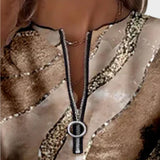 Vânia | Vetoketjullinen ja Printattu Neule – tuotekuva 2