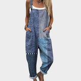 Hilla - Haalari graafisella patchwork-kuosilla