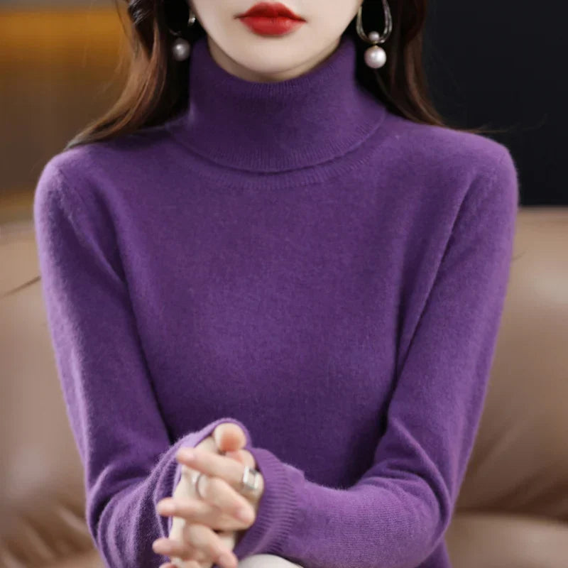 Amara | Korkeakauluksinen Cashmere-neule – tuotekuva 15