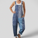 Hilla - Haalari graafisella patchwork-kuosilla