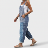 Hilla - Haalari graafisella patchwork-kuosilla