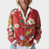 Marisa | Vintage Kukka Taide Neuletakki – Vieno&Onni